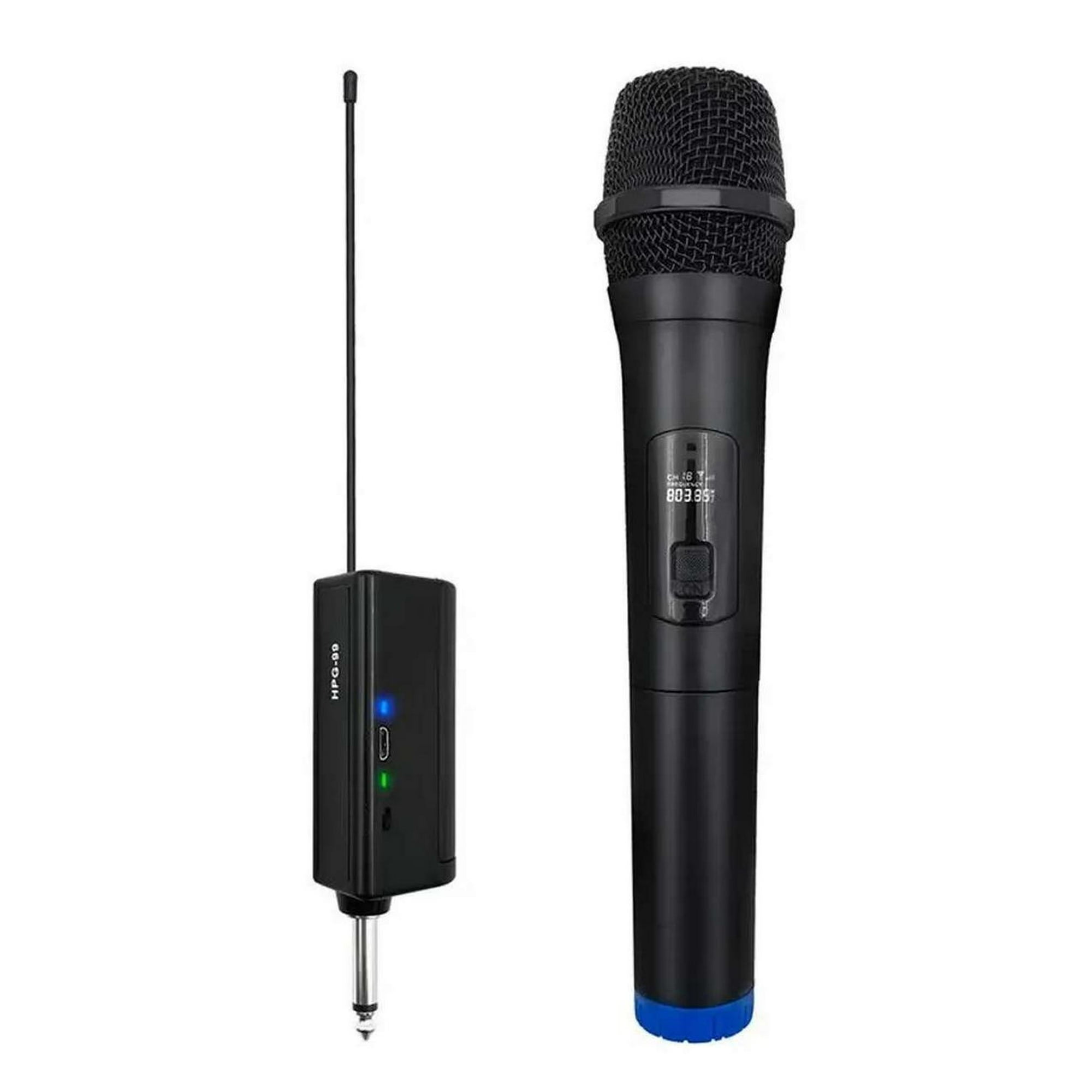Genérico - Microfono Inalambrico Pantalla Digital Led Para Karaoke Multicolor