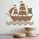 thumbnail image 2 of Decomural Pirate Ship Boats Ocean WS-18745, 2 of 2