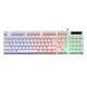 thumbnail image 2 of Teclado Mecánico Para Juegos Con Retroiluminación RGB 104 Teclas Teclado Blanco USB, 2 of 5
