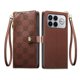 thumbnail image 1 of Funda Billetera con Cierre para [Xiaomi Poco F8 Ultra] con Tarjetero, Soporte y Correa de ManoMarrón, 1 of 5