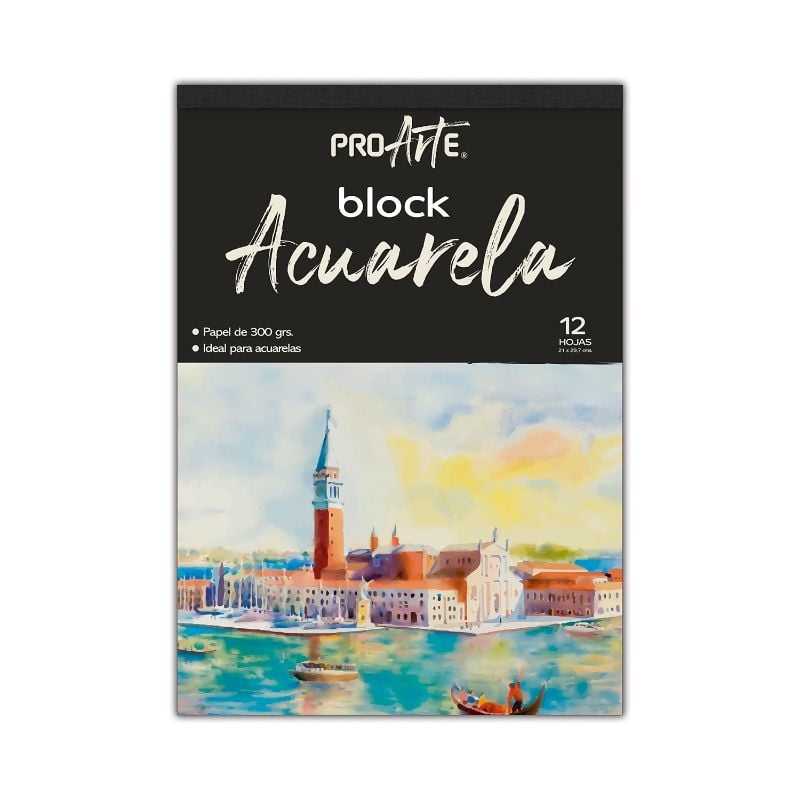 Block Acuarela 21x29.7cm Proarte