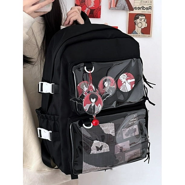 Japanese School Bags For Teenage Girls Transparent Pockets Itabag Women New 2024 Kawaii JK Backpack Women Girls Ita Backpack