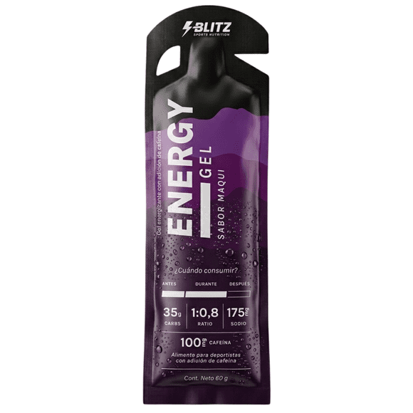 12x Gel Energético Maqui | Con Cafeína - BLITZ