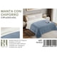 thumbnail image 1 of Manta Frasada Con Chiporro Diseño Liso King Azul, 1 of 2