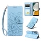 thumbnail image 4 of Funda Cartera para Samsung Galaxy A34 5G Perro Cachorro Grabado con Tarjetas Soporte Correa Azul, 4 of 6