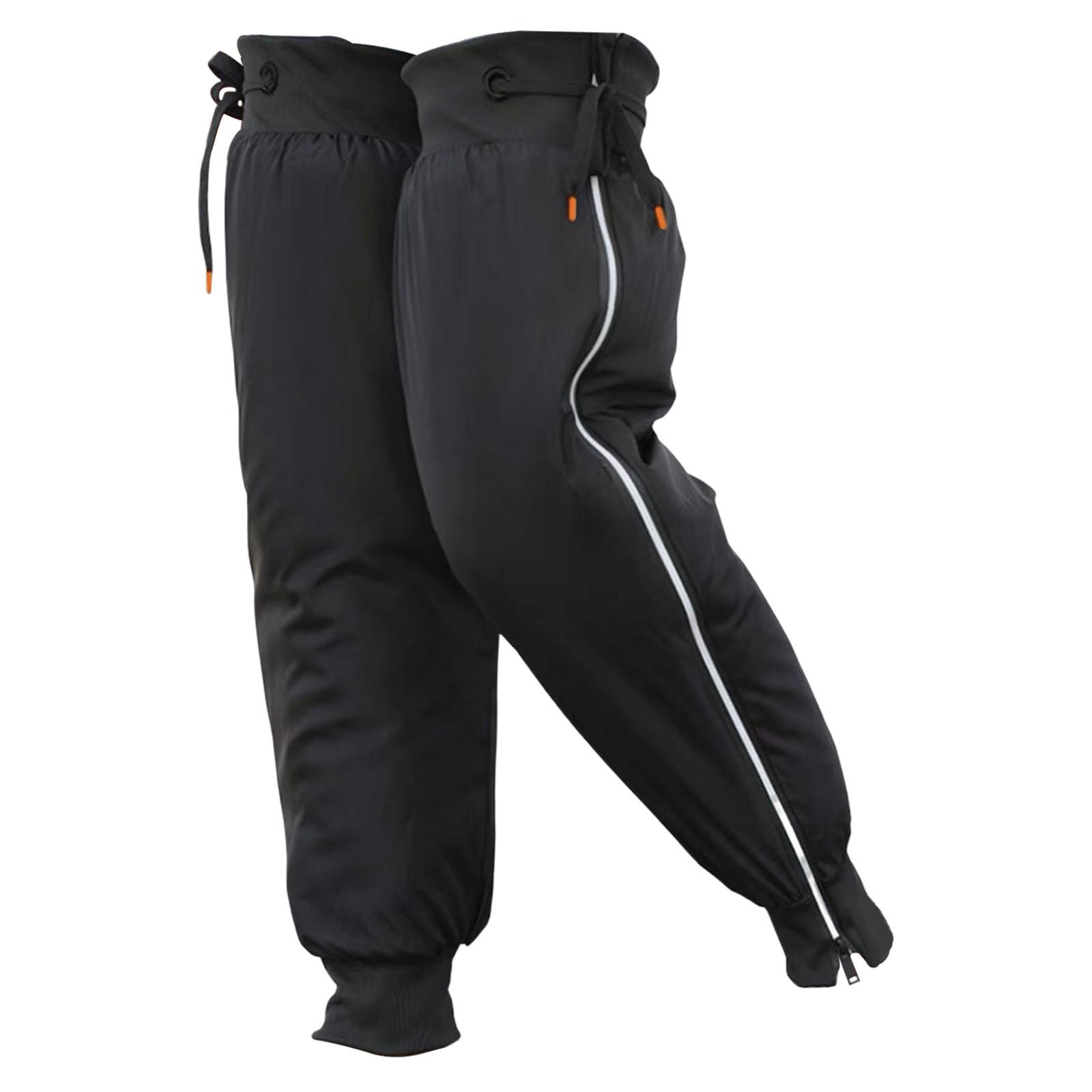 Magideal - Rodilleras Cálidas Para Motocicleta De Invierno, Rodillera A Prueba , Rodillera, Mallas Térmicas Para Bicicleta, Ciclismo, Deportes Al Aire , Los 70Cm