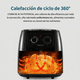 thumbnail image 2 of Air Fryer Sokany Af-005 Freidora De Aire 8.5 Litros 1700w Cocción Rápida 360 Grados Control Manual 90°-200°c Timer 30 Min Cesta Cuadrada Antiadherente Mango Frío Al Tacto, 2 of 5