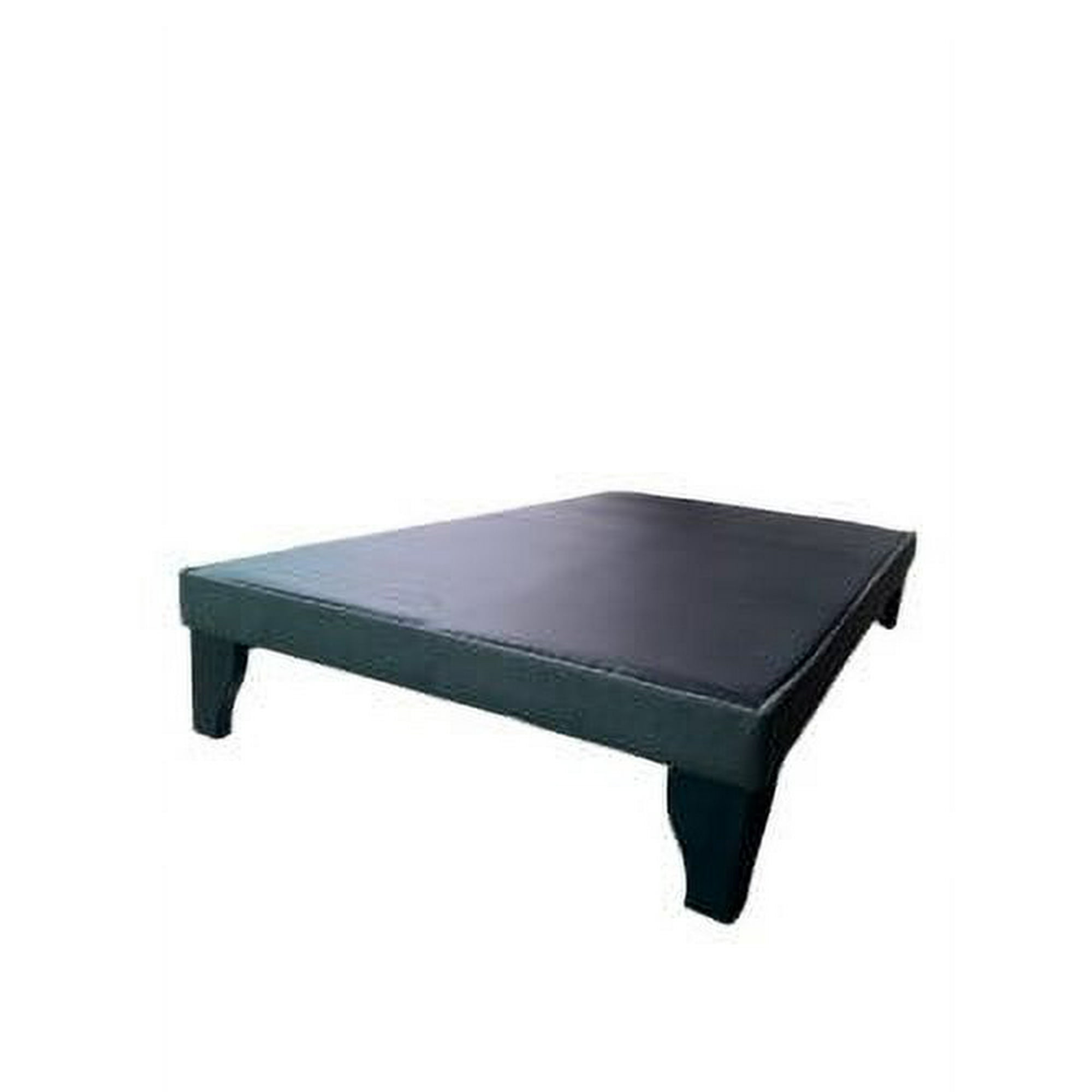 Base De Cama Europea 1.5 Plazas Tela Gris Oscuro