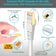 thumbnail image 2 of Cable De Red Cat8 Utp Oro 24k 20mts Wifi7 40gbps Sftp, 2 of 3