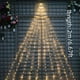 thumbnail image 4 of 1pc Waterfall Fairy Lights, 11 Strands 220LED USB Plug Copper Wire Branch Decorative Vines String Lights, Waterproof Starry Twinkle Micro LED Light For Garden, Wedding And Christmas Tree Decoration, 4 of 4