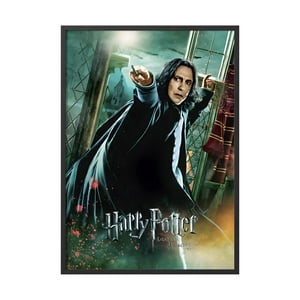 Creango - Cuadro Poster Enmarcado Severus Snape Harry Potter Decorativo