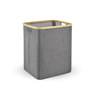 Santú Home & Deco - Cesta De Lavanderia Para Ropa Gris Plegable