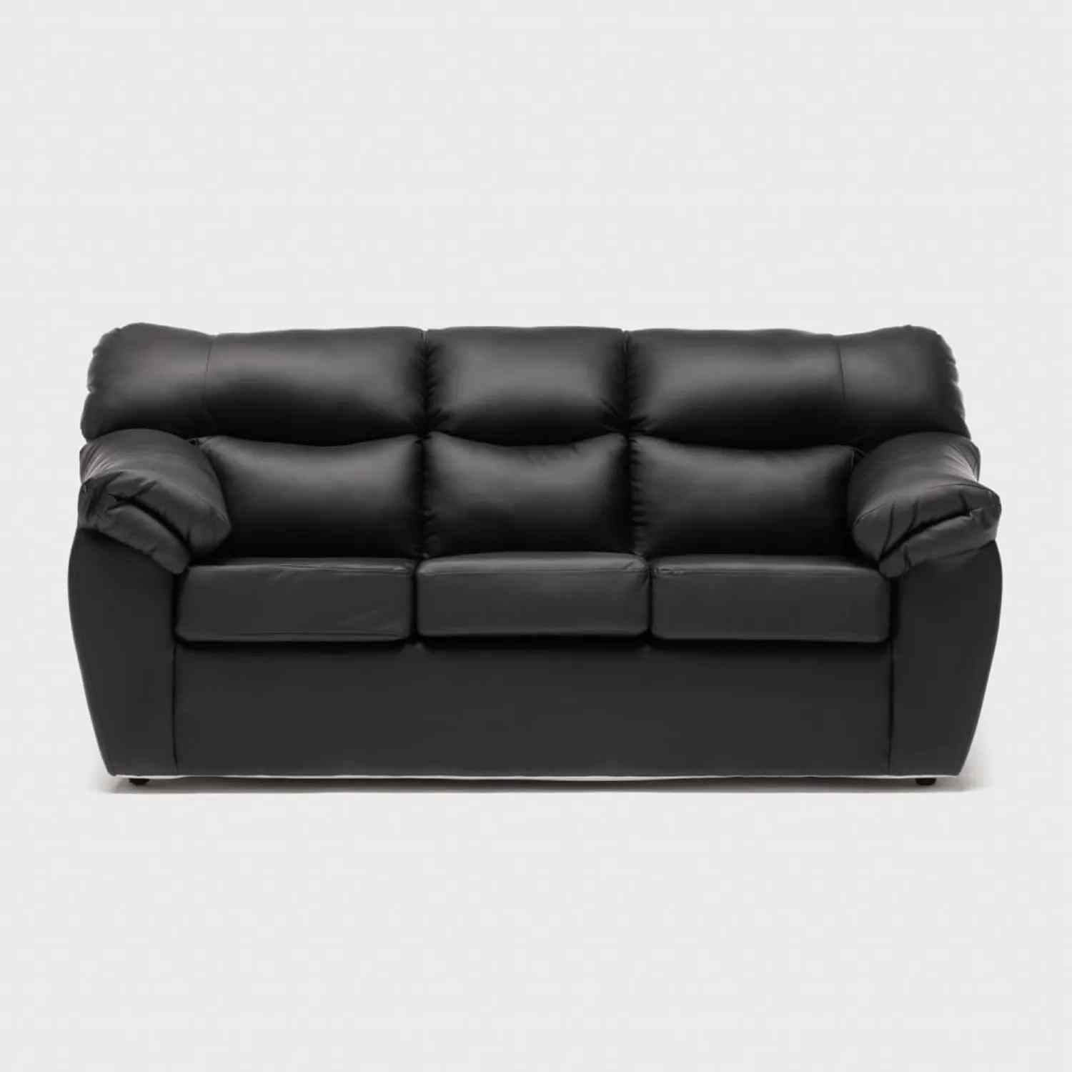 Cabsur - Sofa Zeus 3c Pu Negro