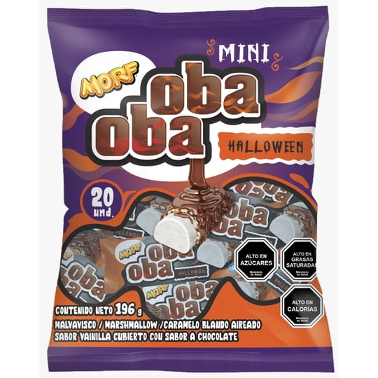 Malvavisco Mini Oba Oba Halloween 184 g Arcor