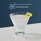 thumbnail image 5 of Vasos de Martini JoyJolt 4 unidades 255 ml, 5 of 8