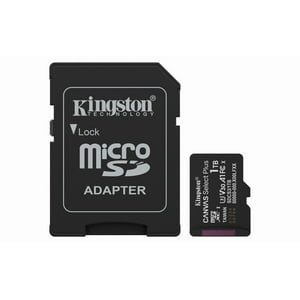 Tarjeta Microsdxc 1Tb Kingston Sdcs3 Canvas Select Plus Negro