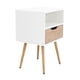 thumbnail image 2 of Velador Otom 1 Cajón Blanco Y Rovere 63x40x35 Cm, 2 of 3