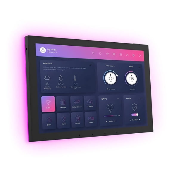 Panel táctil doméstico inteligente POE JEESTON de 10.1 pulgadas con sensor de proximidad, controlado
