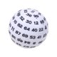 thumbnail image 4 of Juego De Dados Acrílicos Entretenimiento Familia Dados Poliédricos Blanco, 4 of 5