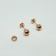 thumbnail image 1 of Aros abridores para bebé laminados en oro 20k modelo bolita 5,5mm, 1 of 3