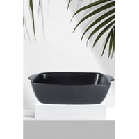 Genérico - Fuente De Cerámica P/ Horno Tipo Gres - Rectangular 26X17 - P834 Ne