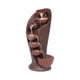 thumbnail image 4 of Quemador de incienso de reflujo de cascada, fuente de adorno coleccionable de escritorio, soporte de incienso decorativo para casa de té, salón de , marrón, 4 of 5