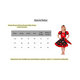 thumbnail image 4 of Vestido Huasa Chinita Floreado Niña Varios Colores Fiestas, 4 of 4