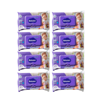 8 Paquetes Toallitas Humedas Babysec Hipoalergenicas Aloe Vera 360 Unidades