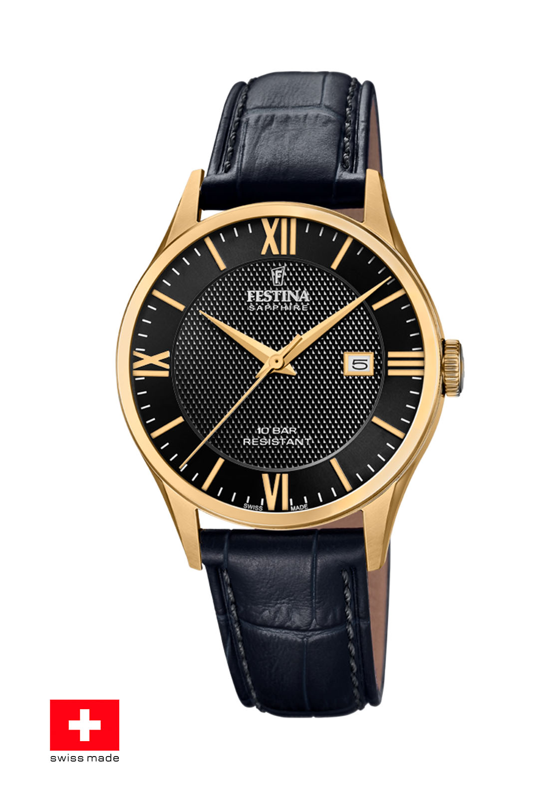 Reloj F20010/4 Festina Swiss Negro Hombre Swiss Made
