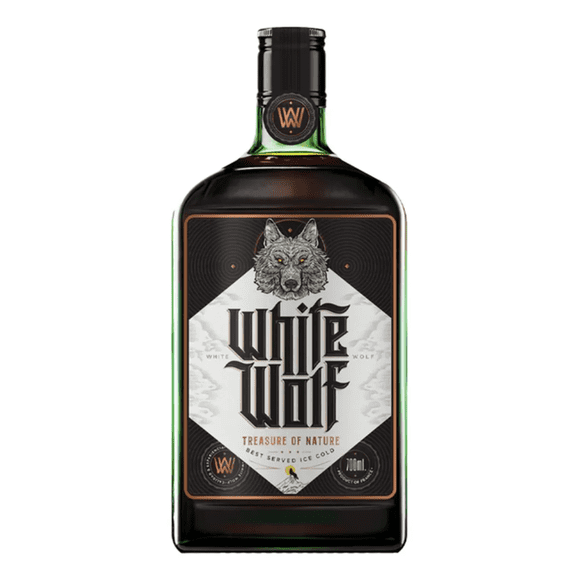 Licor De Hierbas (tipo Jager) White Wolf 35º 700cc