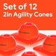 thumbnail image 3 of Versatyle Heavy Duty Agility Training Cones 2 in, 6 in, 9 in, 3 of 3