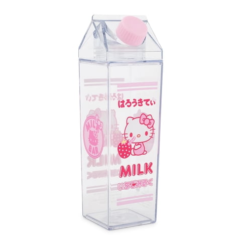 Botella De Cartón De Leche Silver Buffalo Sanrio Hello Kitty 480 Ml