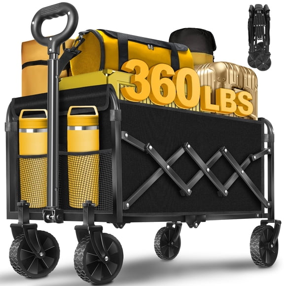 Carrito Utility TOKXTIK Plegable Carro Plegable 163 kg