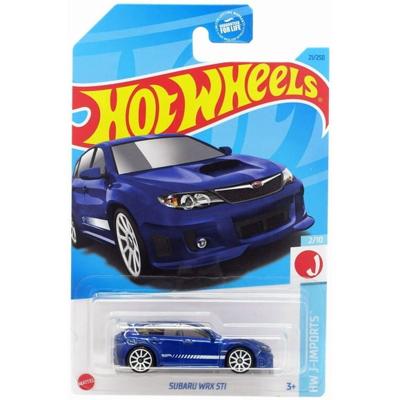 Auto fundido a presión Hot Wheels Subaru WRX STI a escala 1:64
