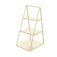 Bothyi - Soporte De Exhibición De Cupcakes De 3 Niveles Con Figuras De Comida Para Fiestas En El Hogar Y El Escritorio, Dorado