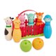 thumbnail image 1 of Juego de Bowling Battat Barnyard, 6 Pines y 2 Pelotas, 2 a 6 Años, 1 of 3
