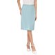 thumbnail image 1 of INSPIRE CHIC Falda lápiz de negocios para mujer, cintura alta, formal, de trabajo, hasta la rodilla, 2XL, azul cielo, 1 of 5