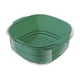 thumbnail image 3 of Canasto De Drenaje De Doble Capa Canastos De Drenaje De Verduras Para Alimentos Mezcla De Verduras Verde Oscuro, 3 of 3