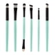 thumbnail image 2 of Kit De Brochas De Maquillaje De Sombra De Ojos Sintética Suave De 6 Piezas Para Delineador De Ojos Verde Negro, 2 of 5