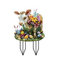 Ioensy - Estacas De Jardín Para Decoración De Patio, Escultura De Animal Para Cerca, Césped, Estilo Exterior C