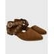 thumbnail image 3 of Ballerina para mujer plana Ecocuero Camel, 3 of 4