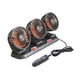 thumbnail image 3 of Ventilador De Refrigeración Para Coche, Cabezal Triple Para Camión, SUV, Ventilador De Circulación De Aire Eólico De Dos Velocidades, 24V, 16w, 3 of 5
