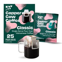 Coffee Copper Cow Coffee Premium, Café Vietnamita Para Verter, Paquete De 25
