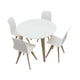 thumbnail image 5 of Juego De Mesa Y Sillas Para Casa De Muñecas, Escala 1:12, Ideal Como Regalo Para Proyectos De Bricolaje, Mesa De Arena, 5 of 5