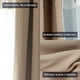 thumbnail image 5 of Pack Cortina De Tela Blackout + Velo 140x220 Beige, 5 of 8