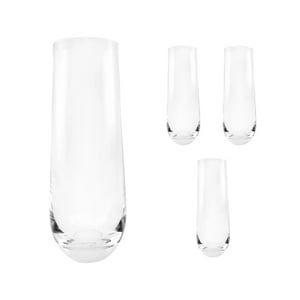 Homewell - Set Vasos De Champaña De Vidrio 295Ml 4 Und