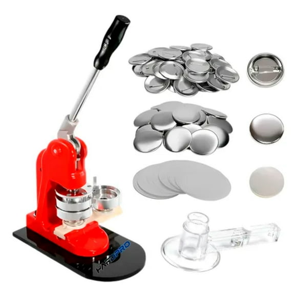 Maquina De Chapitas Hardpro + Matriz 58mm + 100 Chapitas