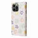 thumbnail image 5 of FOXDOCK Funda Tipo Cartera Floral para iPhone 13 Pro ,Funda con Tapa de Cuero PU, Protección Antigolpes con Ranuras para Tarjetas y Soporte, 5 of 5