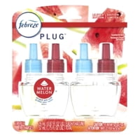 Recambios De Aceite Perfumado Febreze Plug In, Edición Limitada, Sandía, 25 Ml (2 Unidades)
