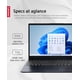 thumbnail image 3 of Ordenador portátil Lenovo Ideapad 1 15,6 pulgadas FHD Touch Ryzen 5 7520U 8 GB 256 GB, 3 of 9